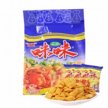 [원보식품]중국간식 미미 게살맛 과자 180g*1봉(18x10개)