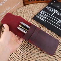 [N2Y] 빈티지 가죽 펜홀더 케이스 수제 보관 레트로 파우치 #999EA, 쿠팡 퍼플 스몰 UK00882, 쿠팡 본상품선택