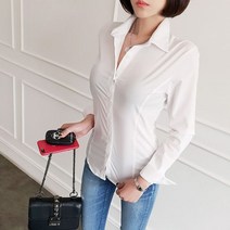 금찌 금찌 실켓 스판베이직셔츠 st2850b