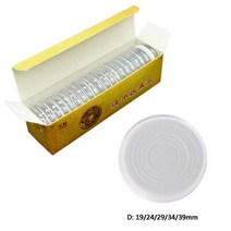 주화케이스 앨범 액자 수집 20pcs 투명 라운드 46mm 직접 맞춤 밀폐 동전 캡슐 홀더 디스플레이 보관 케이스 조정 eva 가스켓 패드 링 16-40mm, d