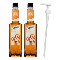 다빈치 카라멜시럽 750ml 2개 + DY시럽펌프, 단품