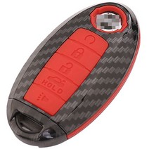 프리미엄 카본 키케이스 인피니티 5버튼 G25 G35 G37 [TD455], 레드
