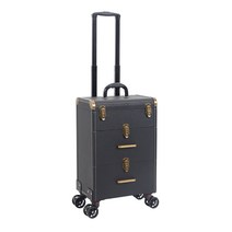 메이크업 캐리어 화장품 정리 보관함 타투 문신 네일, 상세이페이지 참고, 블랙