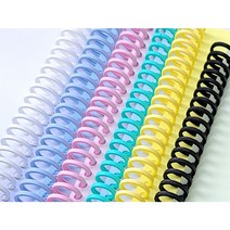 30공 루즈링 제본 바인더링(50개입), 노랑, 10mm