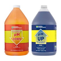 제너럴 하이드로포닉스 PH 컨트롤 PH다운 PH업 3.79L / General Hydroponics Liquid Premium Buffering