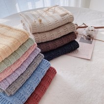 DIY손뜨개 대바늘목도리 뜨개질패키지 동영상포함(실+도안+영상 구성), 미들(남녀공용:2볼), 베이비핑크