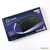 Qsenn GP-K7000 미니키보드/USB/키스킨제공/멤브레인, 블랙