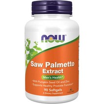 나우 쏘팔메토 호박씨 오일 NOW Saw Palmetto Pumpkin Seed Oil 90정