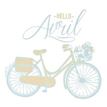 JStrading 종이전사지 수지전사지 열전사용지, S110)클래식 자전거 (베이지), 1개