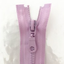 옷 지퍼 달기 2 조각 5 #(25-70 )cm 분리형 수지 지퍼 오프닝 자동 생태 잠금 플라스틱 지퍼 재봉 슈트 용, 15 라이트 퍼플_01 2pcs_05 50cm, 라이트 퍼플