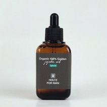 홀츠포맨 유기농 100% 골든 호호바오일 60ml 옴므 남성 남자 화장품 천연 페이스오일 고보습 광채피부 물광, 1개