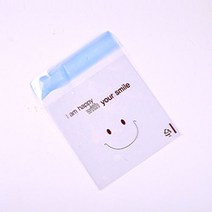 비닐닷컴 빵봉투 모음, 1000매, 스마일 빵비닐 100x100+40