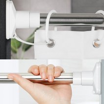 큰발 스테인레스 욕실 샤워커튼 압축봉