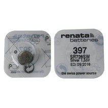 레나타 RENATA 시계배터리 397(SR726SW) - 1알 SILVER 배터리