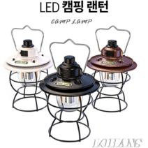 로한스 캠핑랜턴 감성조명 LED레트로 무드등, 핑크