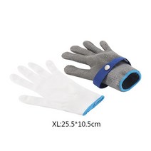 철장갑 협착방지 자상 소방 내산 방화 방검 절연 쇠그물 물림 손베임 스테인레스 스틸 장갑 절단 방지 5, 03 XL