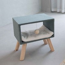 냥냥이 북유럽풍 고양이 캣타워 박스형 46.5X31X50.5cm, 상세페이지 참조
