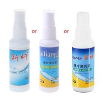 안경세척기 가정용 초음파세척기50ml 안경 렌즈 클리너 수유 액체 전화 스크린 선글라스 청소 방지 분무 휴, 한개옵션0