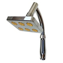 필터샤워헤드 샤워기세트 홀더 샤워헤드 해바라기샤워 미니 고압 매직 워터 플로우 절수 욕실 액세서리, 10.실버 세트