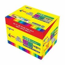 단면색종이 종이나라 25색 1000매 6x6cm색종이 염색색종이 미술시간 종이나라 단면색종이 25색 1000매 6 6cm, 본상품
