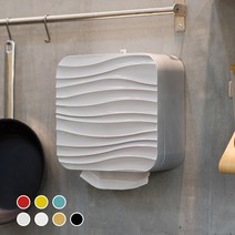 모닝듀 디자인 핸드타올케이스/ 상품별로구매/ 벽걸이 핸드타올 핸드타올디스펜서 키친타올케이스 핸드타올걸이 페이퍼타올디스펜서 위생용품 다용도휴지통 업소용 천연펄프 무형광 키친타올, 1 .디자인핸드케이스, 실버