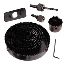 5P 고속도강 홀쏘-티타늄 홀카타 드릴비트 철판 스텐, 옵션09 RAON 목공용홀쏘-16P세트