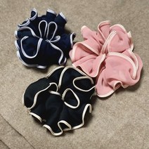 슈슈 샤샤 올림머리 펄헤어밴드 밴드 머리띠 곱창 3컬러 라인