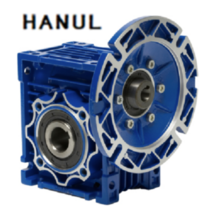 한울엠텍 중공축 웜감속기 - 프레임 형번(50형) / 감속비(1/5~1/100) / NMRV(입력축 구조:MOTOR FLANGE), 100, 80B5(19파이)