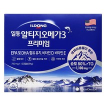 일동제약 알티지오메가3 프리미엄 120캡슐, 1박스