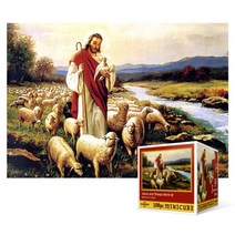 108피스 직소퍼즐 - 목자되신 예수님 미니, 없음