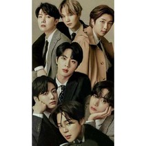 diy 보석십자수 BTS 완전체 전체수 SR21102110, 방탄소년단, 35*60cm