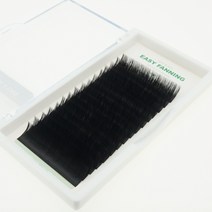 실키블랙 이지패닝 래쉬 속눈썹연장재료 러시안볼륨 러볼 0.03 0.05 0.07mm, JC컬 x 0.03, 13mm