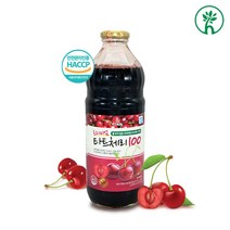 식약처인증 타트 체리 원액 주스 건타트체리 농축액 쥬스 즙 65brix 멜라토닌 캠프페롤 안토시아닌 파이토케미컬 몽모랑시 건강식품 홈쇼핑 직구, 1병, 1000ml