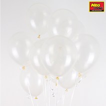 파티짱 스탠다드 파스텔 매트 풍선 국산 50개 100개 네오텍스 재미벌룬, 네오_30cm 클리어(50개)