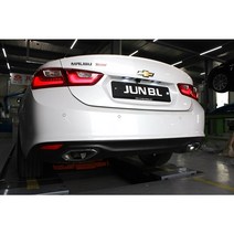 올뉴 말리부 1.5T 준비엘 듀얼머플러 (KATMO 구조변경 면제 인증배기)/(장착포함), 89Ø 듀얼팁 실버