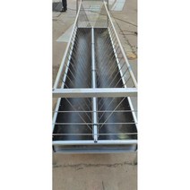 먹이통 송아지 염소 농장 목장 여물통 헛간 축사 사, 호화로운 두꺼워진 2미터 녹슬지 않는 고무 그루브 무료