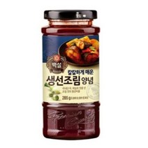 백설 칼칼하게 매운 생선조림 양념장, 285g, 6개