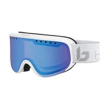볼레 여성 스칼렛 원통형 스키 고글, White Silver Corp Matte, White Silver Corp Matte
