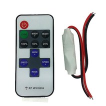 아두이노 단색 리모컨 컨트롤러 LED RF-SINGLE COLOR-CONTROLLER, 1개