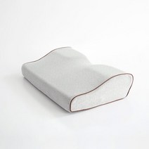 허리배게 수면무호흡증베개 빨대베개 비개개 다리올리는쿠션 허리강화운동기구 목보조기 등펴기 메모리 폼 침구 베개 모양의 수면무호흡베개 빨아쓰는경추베개 편백나무경추베개 다리올리는베, 60x34cm, 협력사, 회색