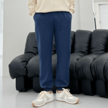 코튼 데일리 특양면 스웻 트레이닝 남자 밴딩 조거팬츠