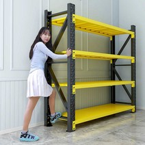 산업용 적재대 고중량 공장 선반 적치대 파렛트랙, 4단 120x40x200cm