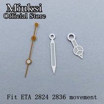 벽시계수리 Miuksi 시계 녹색 빛나는 손에 맞는 NH35 NH36 ETA2836 2824 Miyota8205 8215 821A Mingzhu DG2813 3804 PT5000