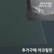 아트홀릭 보석십자수 전용 액자 AT-70 월넛, 02.아크릴판(구성품) 25X25cm