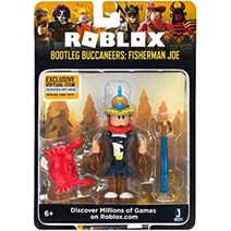Roblox Bootleg Buccaneers: Fisherman Joe 2.75인치 피규어 독점 가상 아이템 코드 포함, 단일옵션