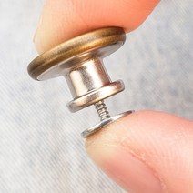 금속단추 청바지 똑딱이단추 수선 무광 가디건 1+1, 무지1+1