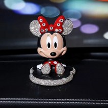 디즈니 미키마우스 미니마우스 도날드덕 자동차 장식 쥬얼리 집들이 파티 생일 선물, minnie