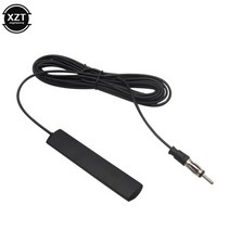 자동차 샤크 안테나 안테나볼 범용 auto car radio fm antenna signal amp 증폭기 for Marine car vehicle boat rv signal, 검은색