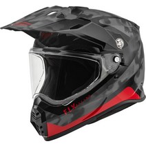 FLY Racing 성인용 Trekker 펄스 헬멧 (블랙/그레이 2XL), Black/Grey