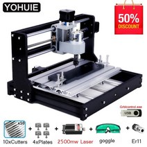 우드 라우터 트리머 cnc 3018 pro mini laser 조각기 나무 cnc 라우터 밀링 절단 기계 grbl laser 조각 기계 for acrylic pcb pvc, 협력사, 2500mw 레이저 추가, 오프라인 제어 추가
